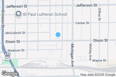 Map image of the property - 2242 Dixon St