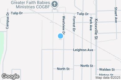 Map image of the property - 605 Westview Dr