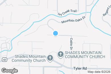 Map image of the property - 2320 Mountain Oaks Ln