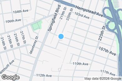 Map image of the property - 107-13-107220 220th St