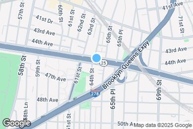 Map image of the property - 6426 Queens Blvd