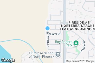 Map image of the property - 2422 W Hunter Ct