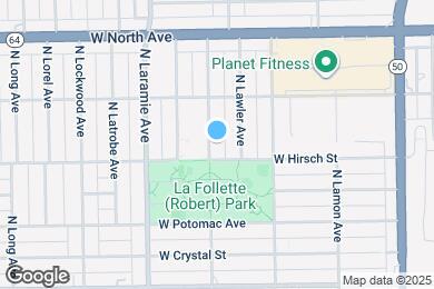 Map image of the property - 1413 N LeClaire Ave