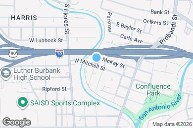 Map image of the property - 617 W Mitchell St