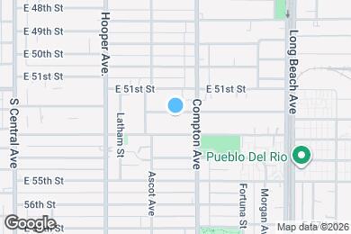 Map image of the property - 1446 E 52nd St