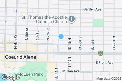 Map image of the property - 208 N 8th St