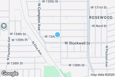 Map image of the property - 1008 W 134th Pl