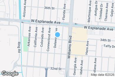Map image of the property - 3416 Delaware Ave