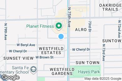 Map image of the property - 7547 W Comet Ave