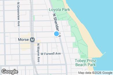 Map image of the property - 6962 N Sheridan Rd