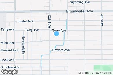 Map image of the property - 1131 Miles Ave