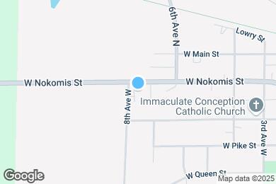 Map image of the property - 301 8th Ave W
