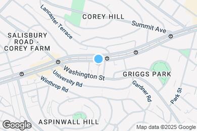 Map image of the property - 1555 Beacon St