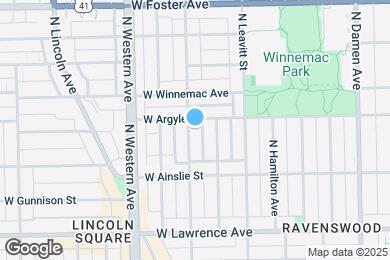 Map image of the property - 4949 N Oakley Ave