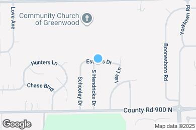 Map image of the property - 371 S Hendricks Dr