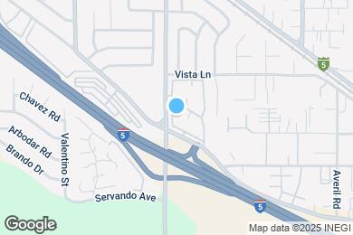Map image of the property - 883 W San Ysidro Blvd