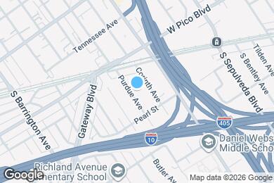 Map image of the property - 2450 Purdue Ave