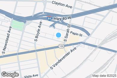 Map image of the property - 4125 Chouteau Ave