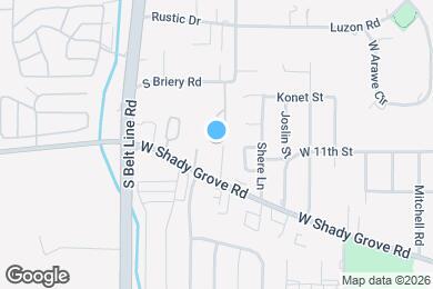 Map image of the property - 1105 Carrington Ct