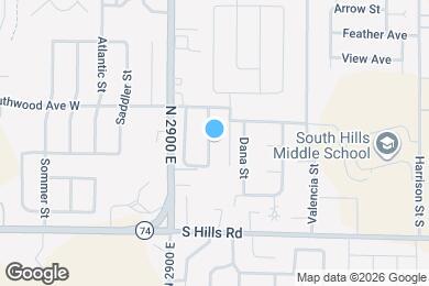 Map image of the property - 1559 Aspen St