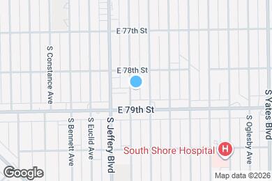 Map image of the property - 7829 S Chappel Ave