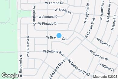Map image of the property - 2660 W Bravura Dr