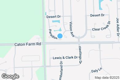 Map image of the property - 7010 Paradise Cir