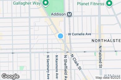 Map image of the property - 3452 N Clark St