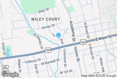 Map image of the property - 105 Lewis Ave