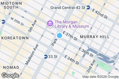 Map image of the property - 104 E 36th St