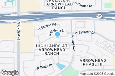 Map image of the property - 6411 W Adobe Dr
