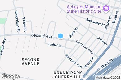 Map image of the property - 106 2nd Ave