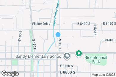Map image of the property - 8606 S 300 E
