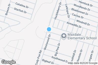 Map image of the property - 2903 Westwood Dr