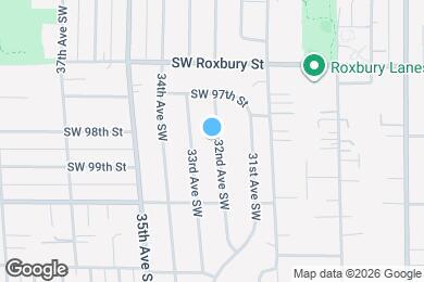 Map image of the property - 9807 32nd Ave SW