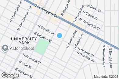 Map image of the property - 5020 N Oberlin St