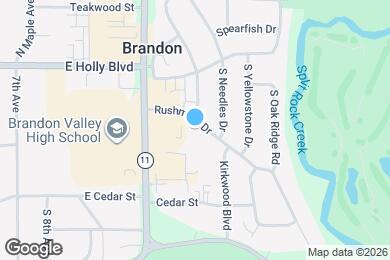 Map image of the property - 1405 E Rushmore Dr