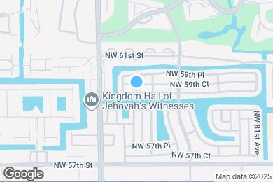 Map image of the property - 8601 NW 59th St