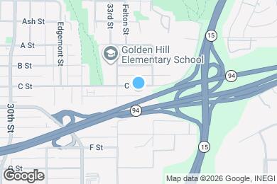 Map image of the property - 3365 C St