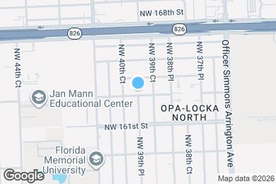 Map image of the property - 3989 NW 163rd St
