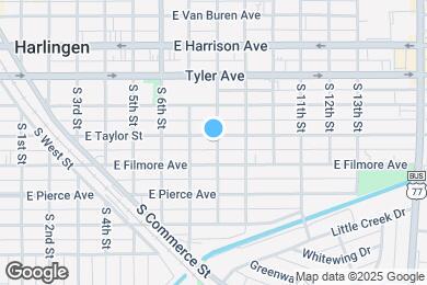 Map image of the property - 722 E Taylor St