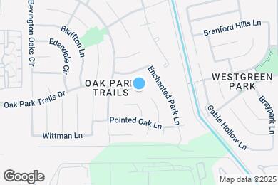 Map image of the property - 21519 Oak Park Trails Dr