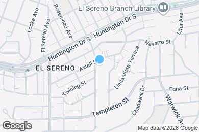 Map image of the property - 3424 Pueblo Ave