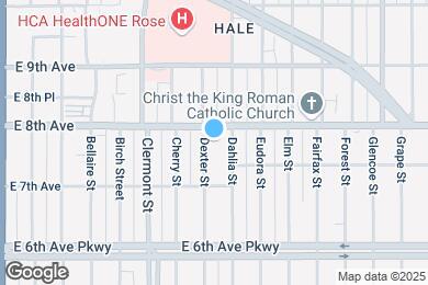 Map image of the property - 764 Dexter St