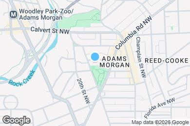 Map image of the property - 1856 Mintwood Pl NW