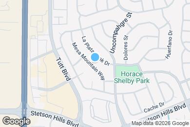 Map image of the property - 5711 Mesa Mountain Way