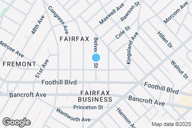 Map image of the property - 5284 Belvedere St