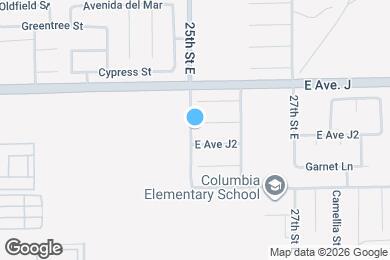 Map image of the property - 2500 Topaz Ln