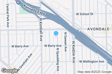 Map image of the property - 3130 N Spaulding Ave