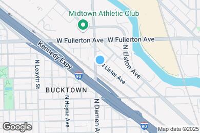 Map image of the property - 2319 N Damen Ave